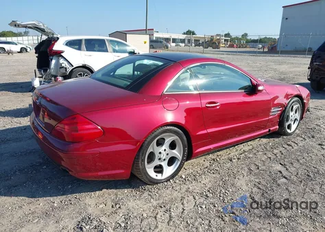 2005 Mercedes-Benz Sl 500 z USA, uszkodzony, nr VIN WDBSK75F05F095851